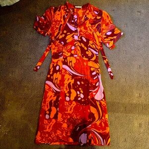 Bottega Veneta silk dress, size 38, in excellent condition.